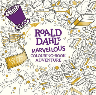 Cover image for 9780141373546 - Roald Dahl's Marvellous Colouring-Book Adventure