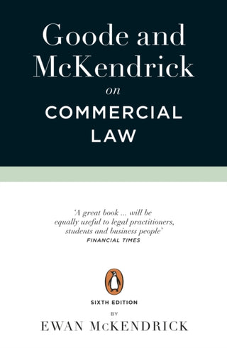 Supplemental image for 9780141991887 - Goode and McKendrick on Commercial Law