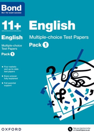 Cover image for 9780192740830 - Bond 11+: English: Multiple-choice Test Papers (for GL Assessment & other 11 plus exams)