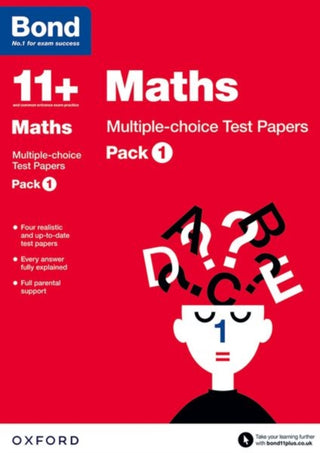Cover image for 9780192740854 - Bond 11+: Maths: Multiple-choice Test Papers (for GL Assessment & other 11 plus exams)