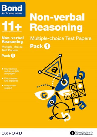 Cover image for 9780192740878 - Bond 11+: Non-verbal Reasoning: Multiple-choice Test Papers: Ready for the 2026 exam (for GL Assessment & other 11 plus exams)