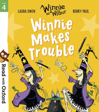 Cover image for 9780192773739 - Read with Oxford: Stage 4: Winnie and Wilbur: Winnie Makes Trouble