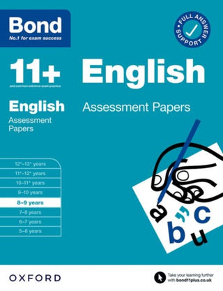 Supplemental image for 9780192779908 - Bond 11+ English Assessment Papers 8-9 years (for GL Assessment & other 11 plus exams)
