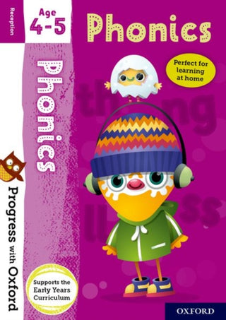 Cover image for 9780192780621 - Progress with Oxford: Progress with Oxford: Phonics Age 4-5 - Practise for School with Essential English Skills