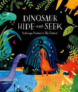 Cover image for 9780192787569 - Dinosaur Hide-and-Seek: A Prehistoric Search-and-Find Picture Book