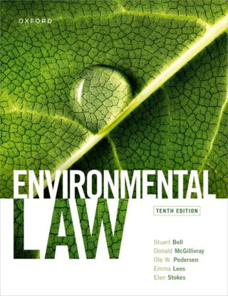 Cover image for 9780192847690 - Environmental Law