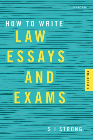 Cover image for 9780192848659 - How to Write Law Essays & Exams