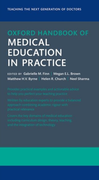 Cover image for 9780192848710 - Oxford Handbook of Medical Education in Practice