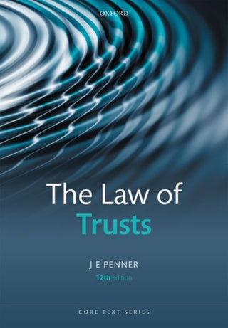 Cover image for 9780192855008 - The Law of Trusts