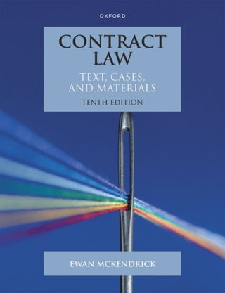 Cover image for 9780192856548 - Contract Law