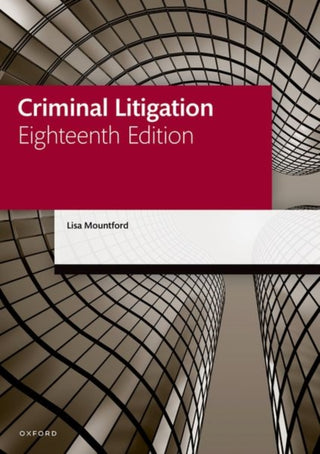Cover image for 9780192858818 - Criminal Litigation