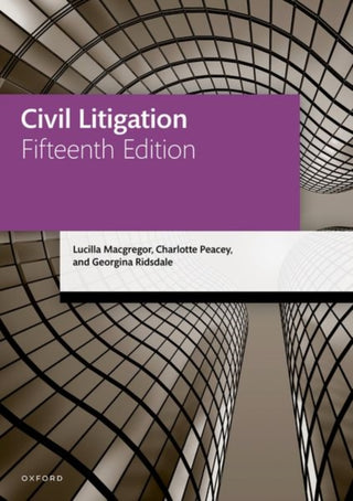 Cover image for 9780192858825 - Civil Litigation