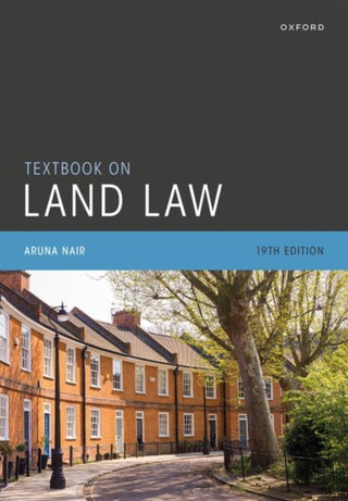 Cover image for 9780192858832 - Textbook on Land Law