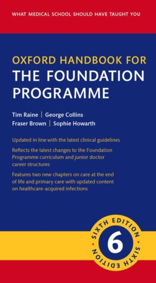 Supplemental image for 9780192863959 - Oxford Handbook for the Foundation Programme