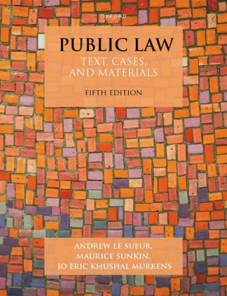 Cover image for 9780192870612 - Public Law