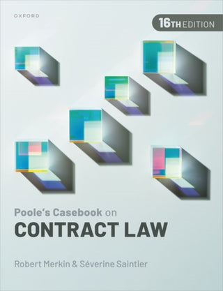 Cover image for 9780192885081 - Poole's Casebook on Contract Law