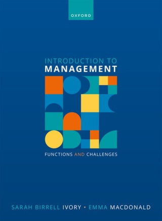Cover image for 9780192893512 - Introduction to Management