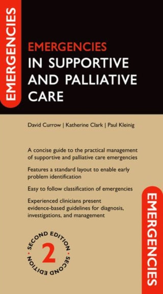 Supplemental image for 9780192898333 - Emergencies in Supportive and Palliative Care