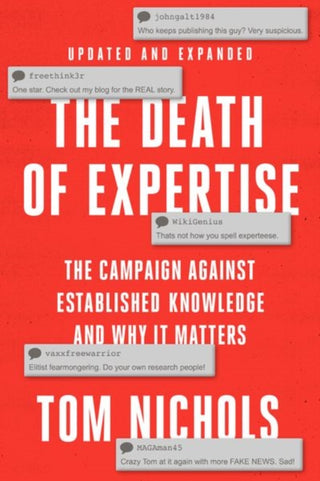 Cover image for 9780197763834 - The Death of Expertise