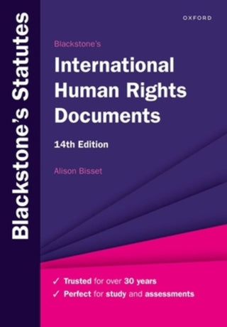 Cover image for 9780197920084 - Blackstone's International Human Rights Documents