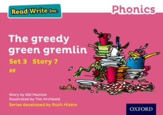 Cover image for 9780198371755 - Read Write Inc. Phonics: The Greedy Green Gremlin (Pink Set 3 Storybook 7)