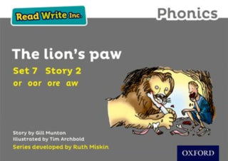 Cover image for 9780198372271 - Read Write Inc. Phonics: The Lion's Paw (Grey Set 7 Storybook 2)