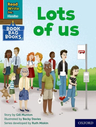 Cover image for 9780198437758 - Read Write Inc. Phonics: Lots of us (Red Ditty Book Bag Book 8)