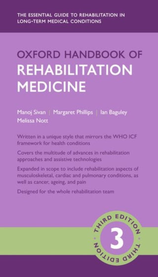 Cover image for 9780198785477 - Oxford Handbook of Rehabilitation Medicine