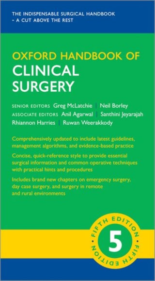 Cover image for 9780198799481 - Oxford Handbook of Clinical Surgery