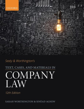 Supplemental image for 9780198830092 - Sealy & Worthington's Text, Cases, and Materials in Company Law