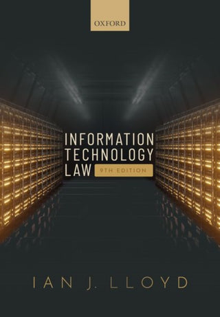 Cover image for 9780198830559 - Information Technology Law