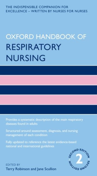 Cover image for 9780198831815 - Oxford Handbook of Respiratory Nursing