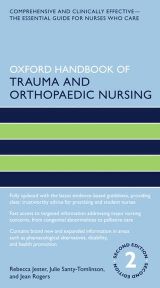 Cover image for 9780198831839 - Oxford Handbook of Trauma and Orthopaedic Nursing