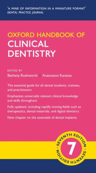 Cover image for 9780198832171 - Oxford Handbook of Clinical Dentistry
