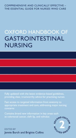 Cover image for 9780198833178 - Oxford Handbook of Gastrointestinal Nursing