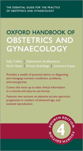 Cover image for 9780198838678 - Oxford Handbook of Obstetrics and Gynaecology