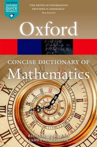 Supplemental image for 9780198845355 - The Concise Oxford Dictionary of Mathematics