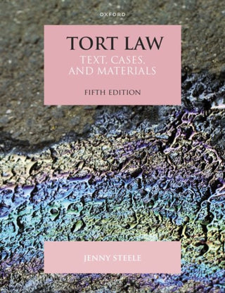 Cover image for 9780198853916 - Tort Law
