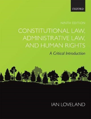 Cover image for 9780198860129 - Constitutional Law, Administrative Law, and Human Rights