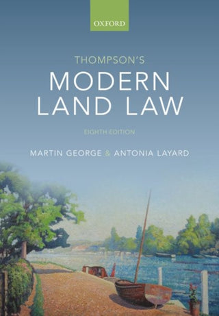 Cover image for 9780198869061 - Thompson's Modern Land Law