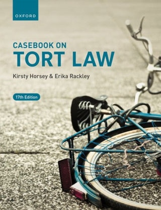 Cover image for 9780198874966 - Casebook on Tort Law