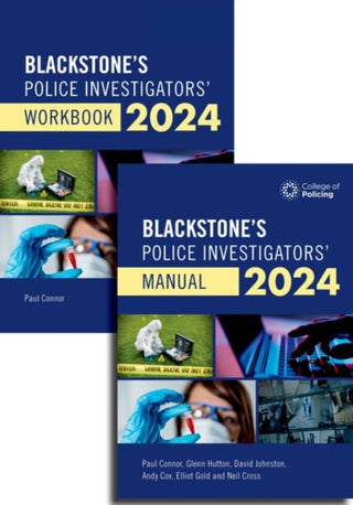Cover image for 9780198891079 - Blackstone's Police Investigators Manual and Workbook 2024