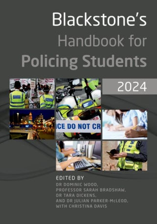 Cover image for 9780198894933 - Blackstone's Handbook for Policing Students 2024