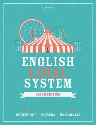 Cover image for 9780198898504 - English Legal System