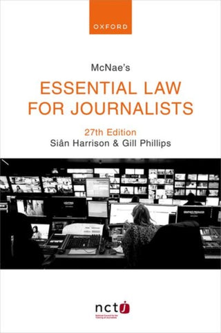 Cover image for 9780198898825 - McNae's Essential Law for Journalists