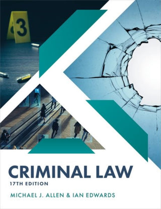 Cover image for 9780198902614 - Criminal Law