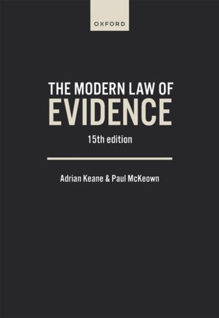 Cover image for 9780198903802 - The Modern Law of Evidence