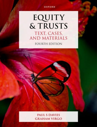 Cover image for 9780198910855 - Equity & Trusts