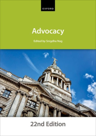 Cover image for 9780198923275 - Advocacy