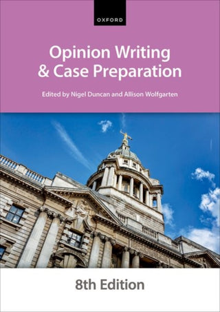 Cover image for 9780198923640 - Opinion Writing and Case Preparation